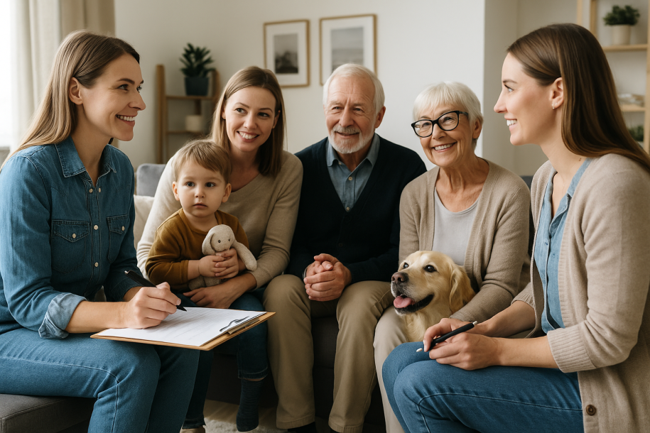 Sicher mit einer neuen Betreuungsperson oder Haushaltshilfe: praktischer Leitfaden für Familien